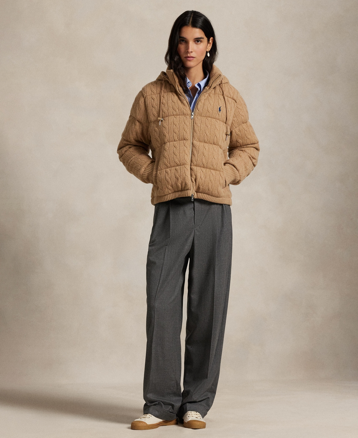 Polo Ralph Lauren Women's Hooded Quilt Jacket In Blue