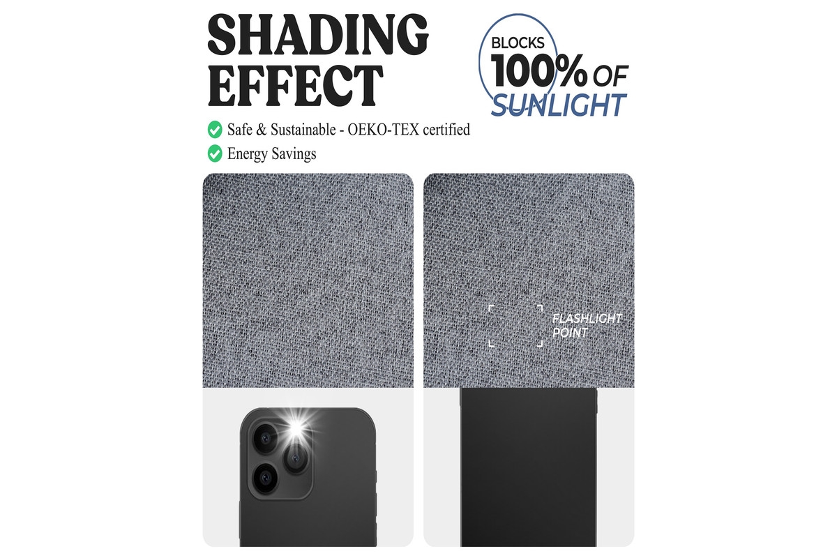 Superior Neal 100% Blackout Solid Machine Washable Curtains, Set of 2 Panels