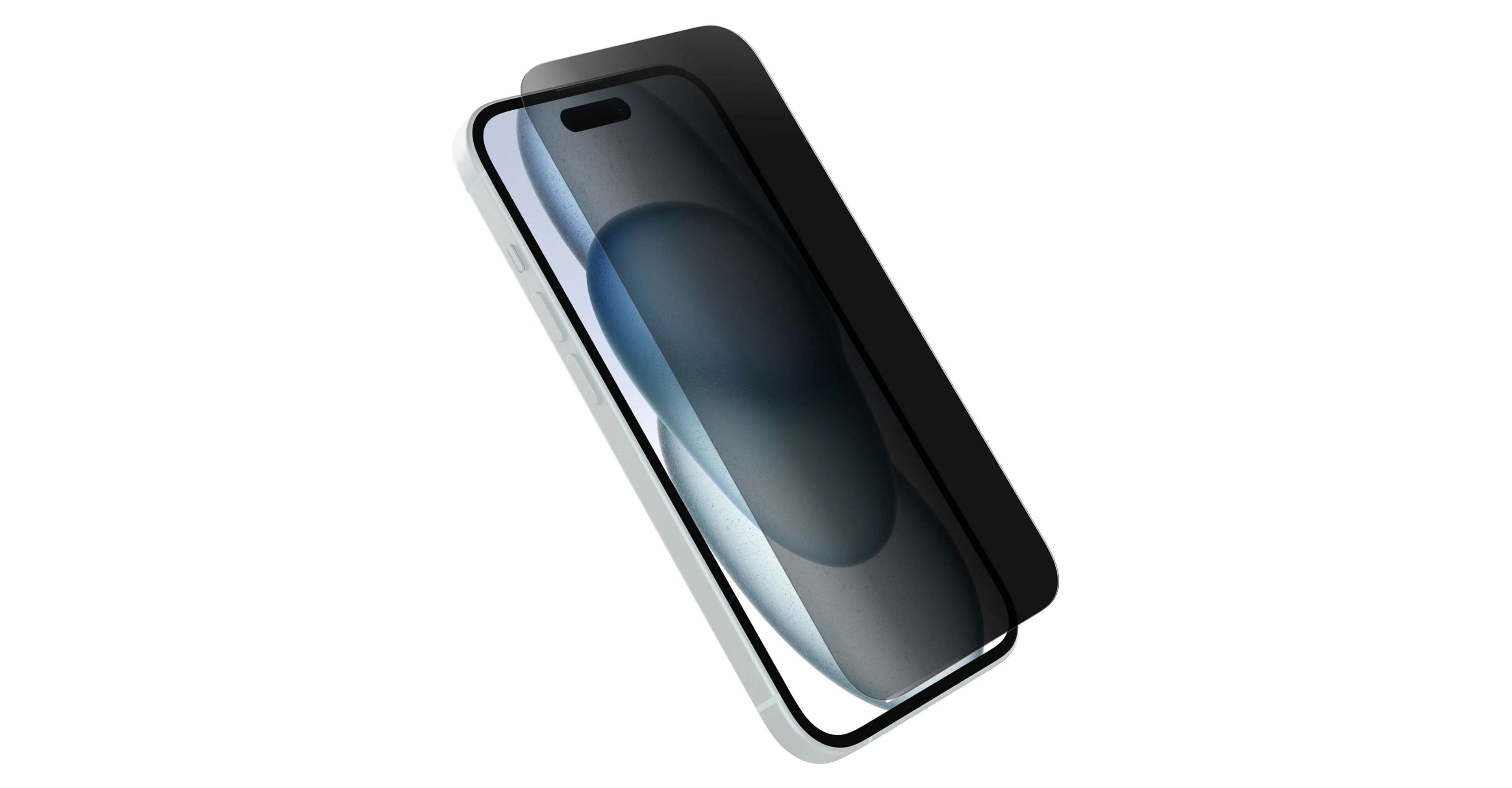 OtterBox Premium Pro Glass Antimicrobial Privacy Screen Protector for Apple iPhone 15