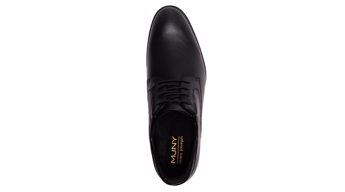 Marc Joseph New York Men's State Street Hands-Free Slip On Technology Plain Toe Dress Oxfords, цвет: Чёрный — фото 4