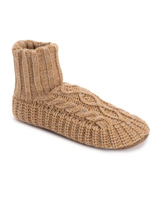 Men's Cable Boot Slipper