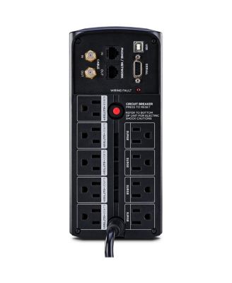 CP850AVRLCD Intelligent LCD Series Computer Battery Backup, 850VA / 510W UPS, 9 Outlets / USB & Serial Ports