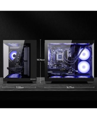 Prebuilt Gaming PC - Radeon RX 7650GRE 8G, Ryzen 5 9600X, 16GB DDR5, 1TB SSD, Win 11 - Ready for 1080p Ultra Gaming (Liquid Cooled)