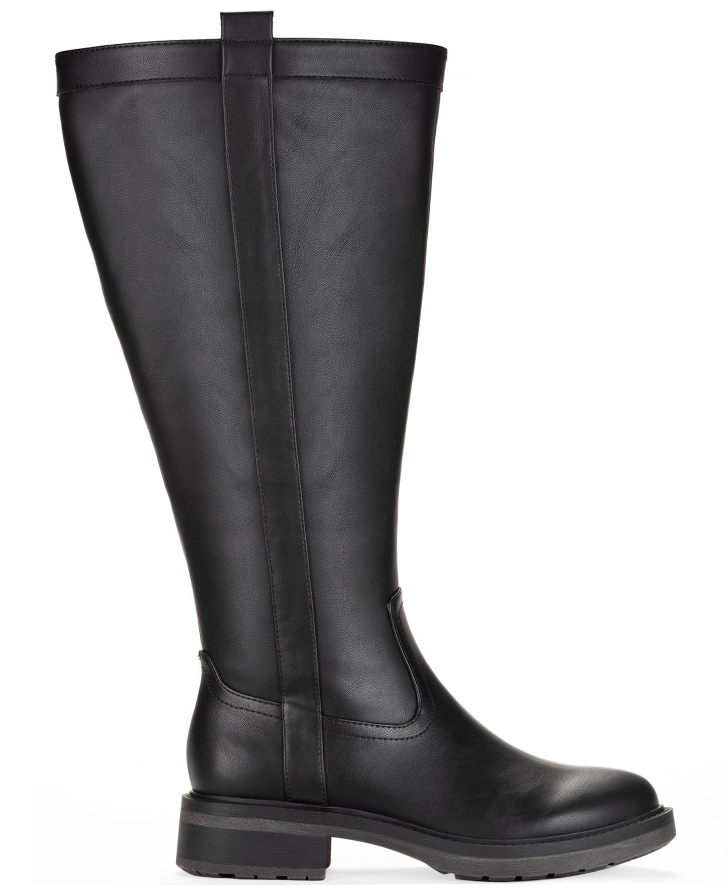 Женские ботинки Style & Co Terryy Riding Boots, Regular & Wide Calf, цвет: Чёрный — фото 2