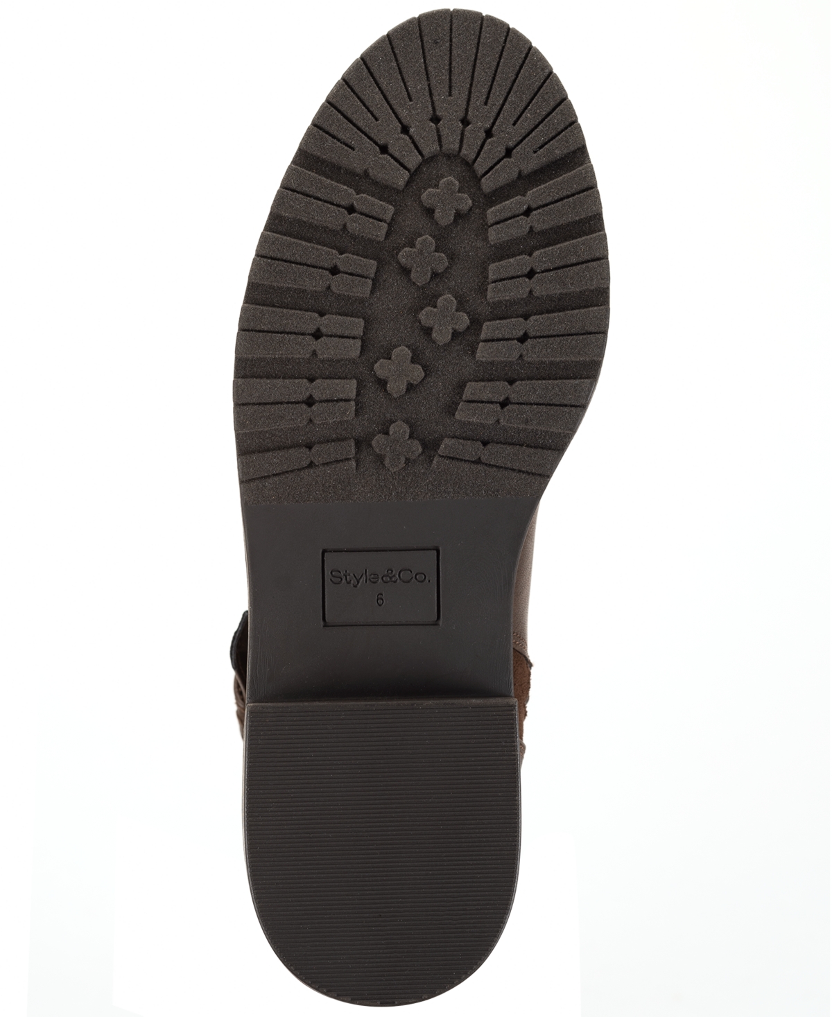 Style & Co Women's Verityy Block Heel Boots, Macy's Exclusive In Brown
