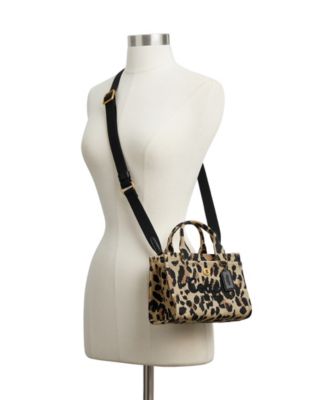 Cargo Mini Canvas Leopard Print Tote Bag 20
