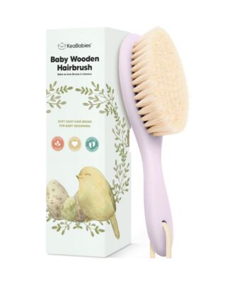 Baby Hair Brush, Oval Cradle Cap Brush, Soft Baby Brush for Infant, Newborn Hairbrush for Girls, Boys, Baby Scalp Brush