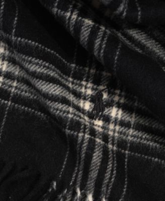 Men's Cashmere Blend Plaid Scarf