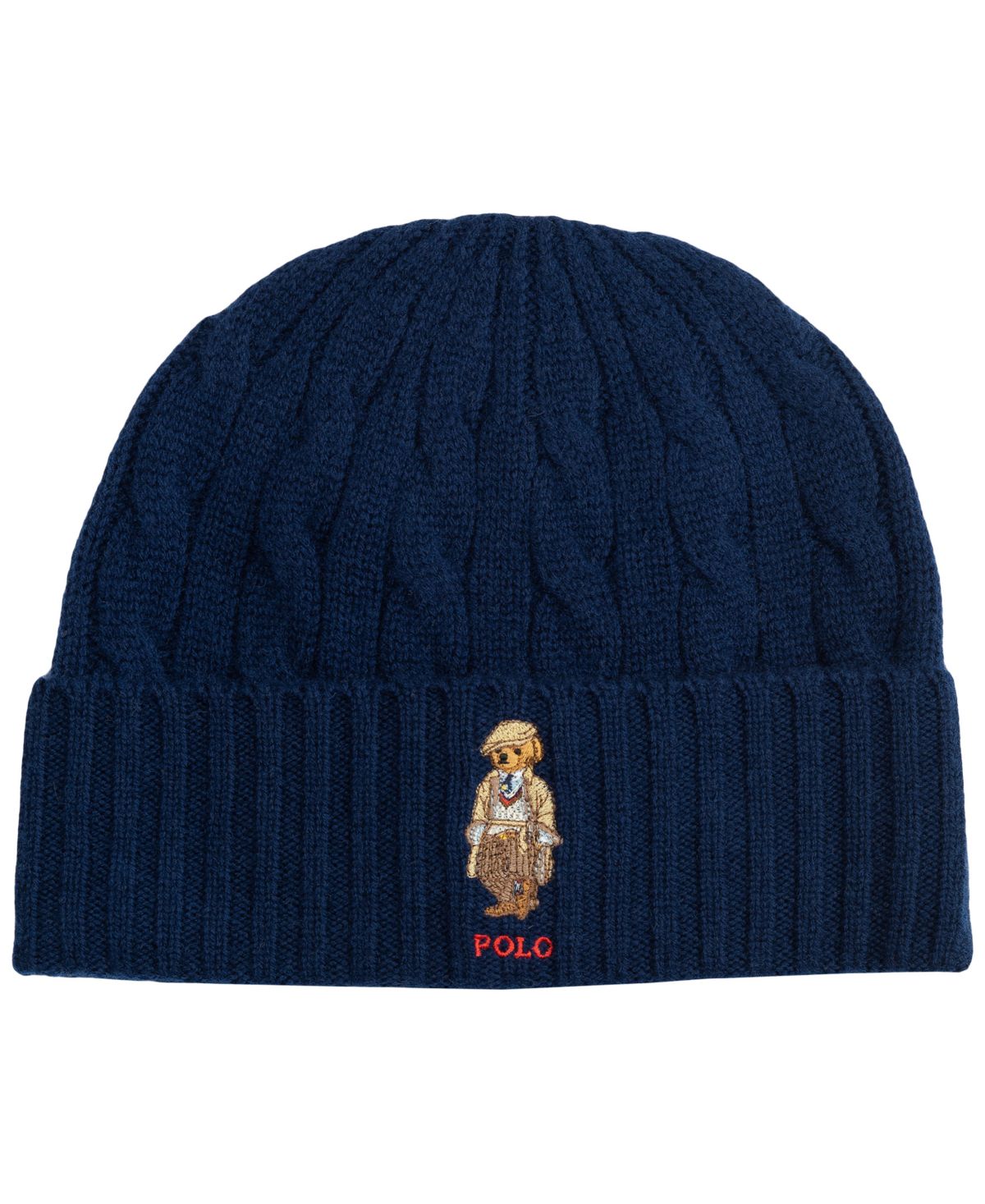 Мужская вязаная шапочка Charles Bear Cable Beanie