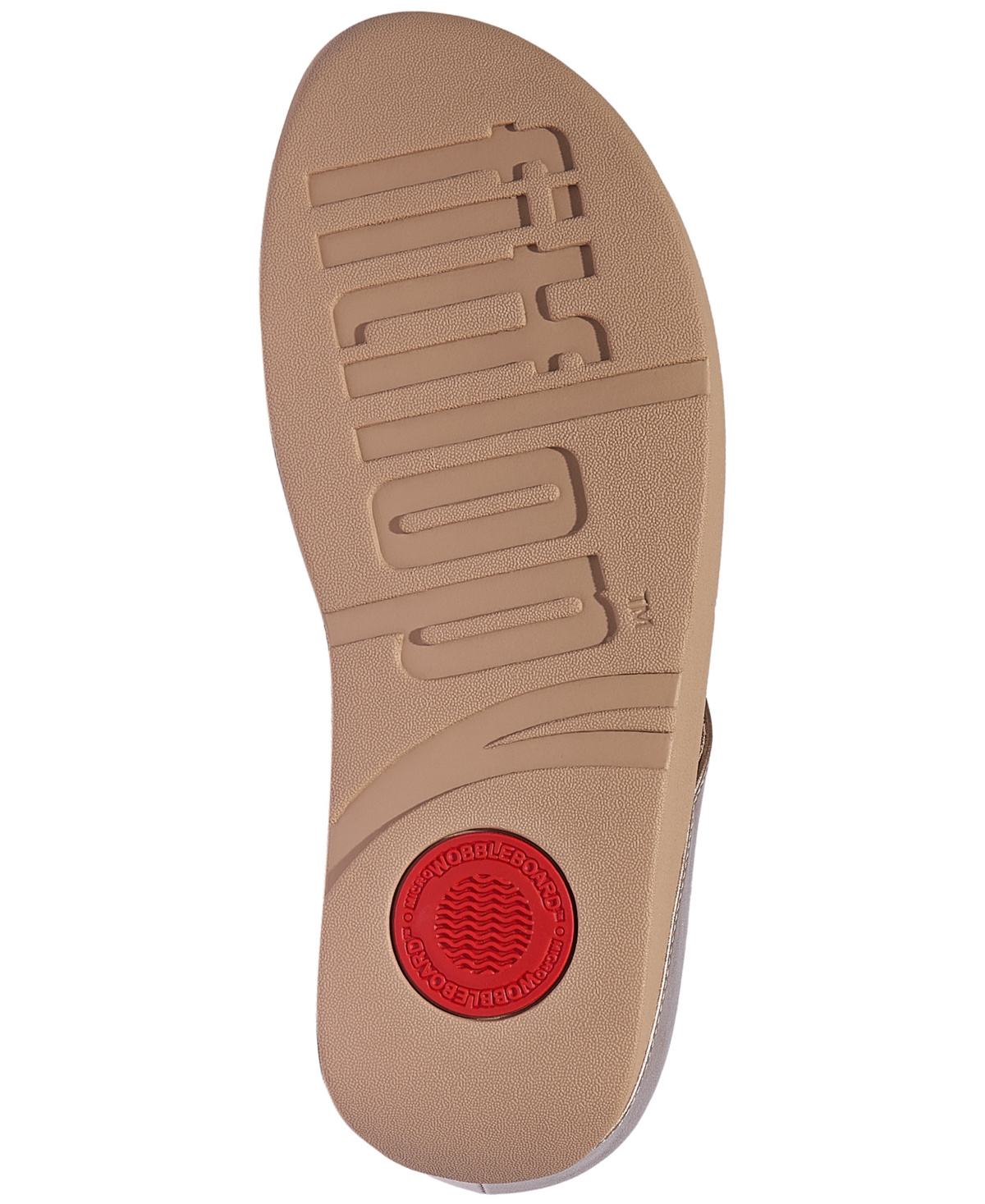 Fitflop Fino Bauble-bead Toe-post Sandals In Brown