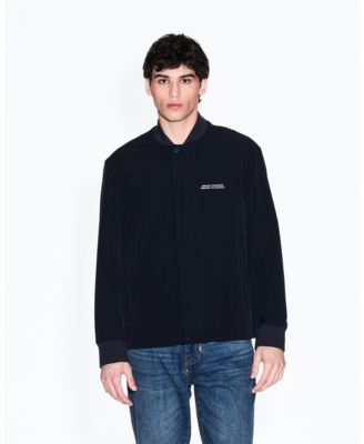 A|X Armani Exchange - Men's Nylon with Graphic Bomber Jacket