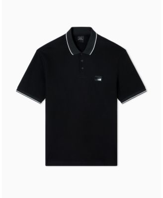 Men's Night Lab Short Sleeve Mercerized Cotton Pique Polo Shirt