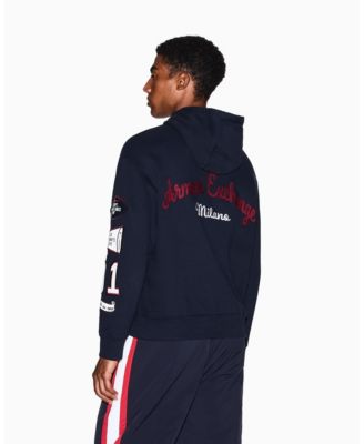 Men's Embroidered Multi Badge Hoodie 