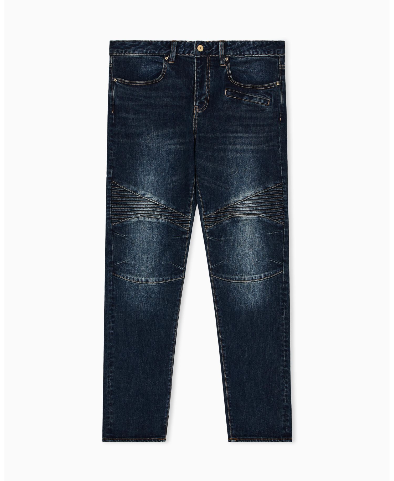 Men's Skinny Biker Denim Jeans