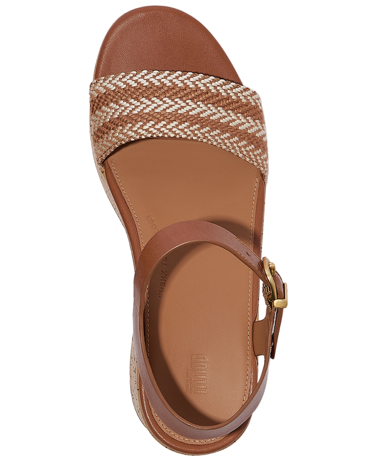 FitFlop Women's Plattforms V-Weave Heeled Ankle-Strap Sandals
