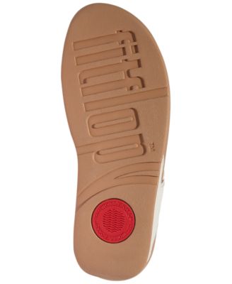 Women's Lulu Glitz-Bow Leather Toe-Post Sandals