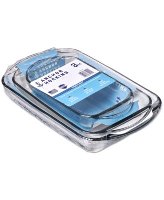 Anchor Hocking - 3-Piece Bakeware Bundle Set