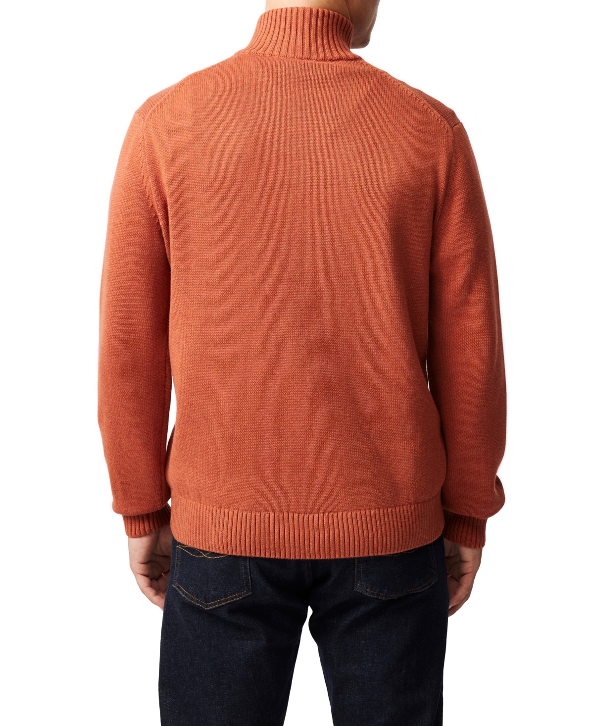 Rodd & Gunn Men's Merrick Bay Quarter-zip Sweater In Brown