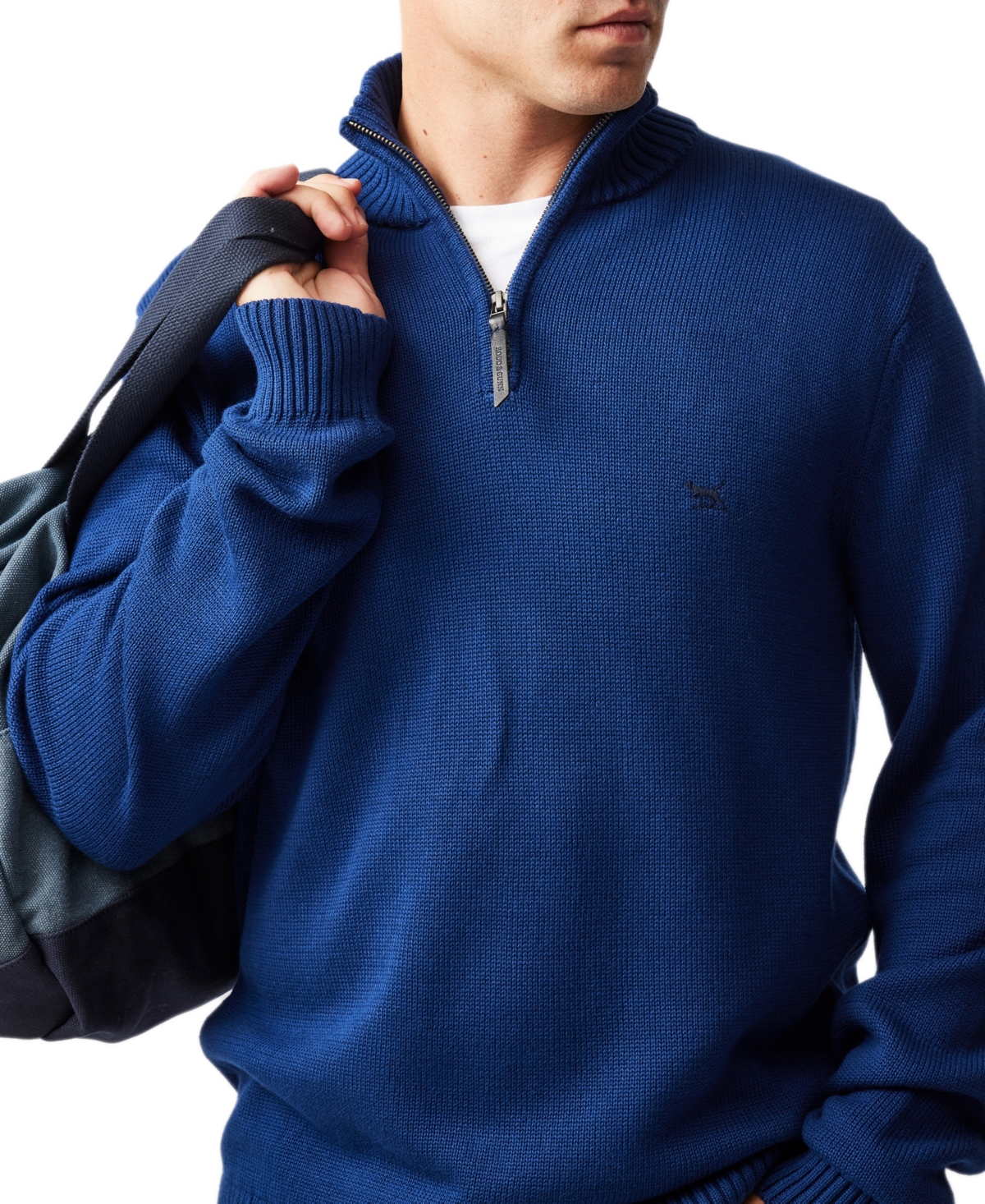Rodd & Gunn Men's Merrick Bay Quarter-zip Sweater In Blue