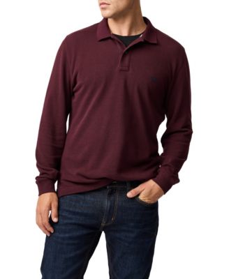 Men's The Gunn Long Sleeve Slim Fit Polo Shirt