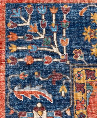 Adorn Hand Woven Rugs Serapi M0103 82 Rug Collection In Red