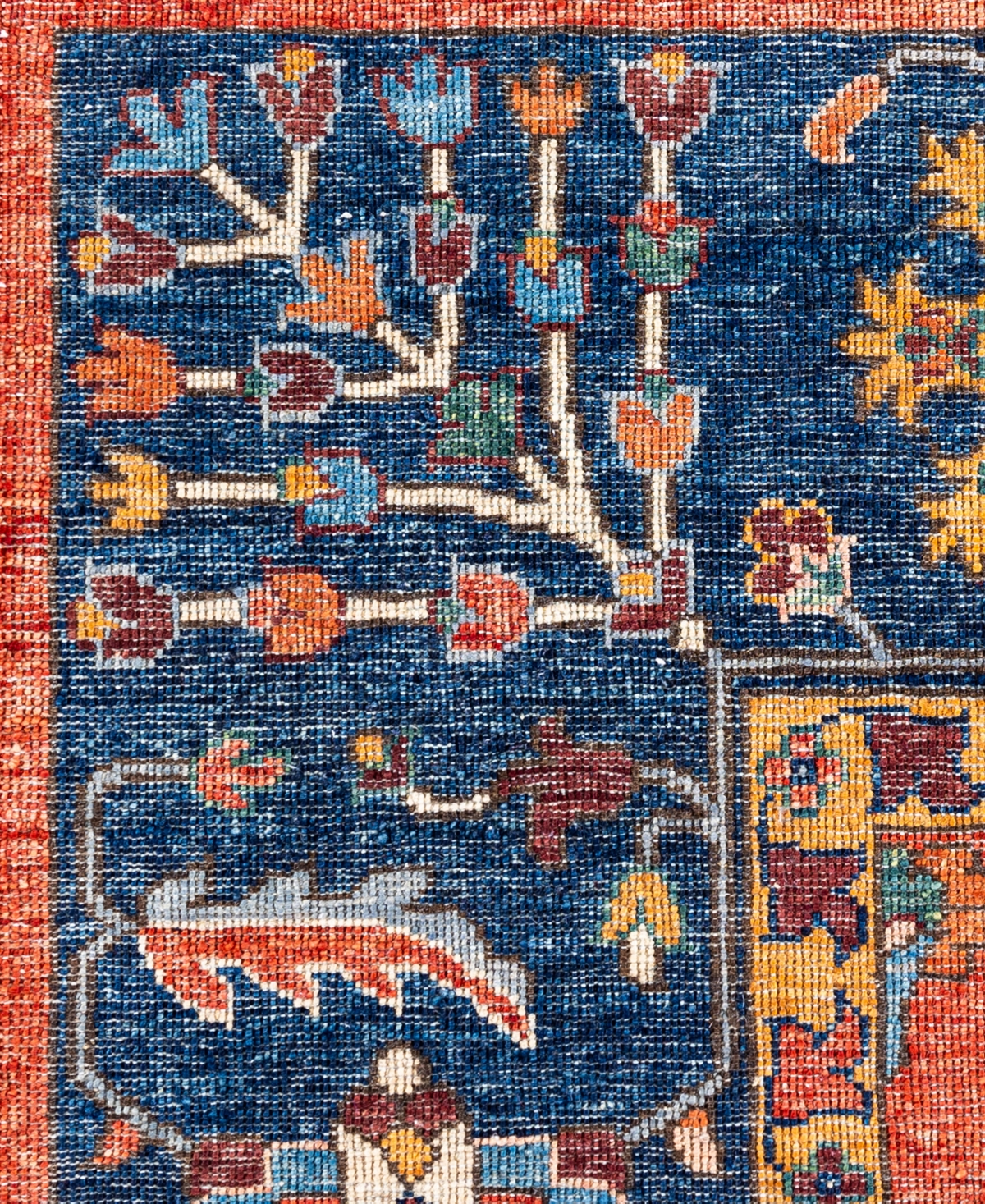 Adorn Hand Woven Rugs Serapi M0103-82 9'11"x13'8" Area Rug In Red