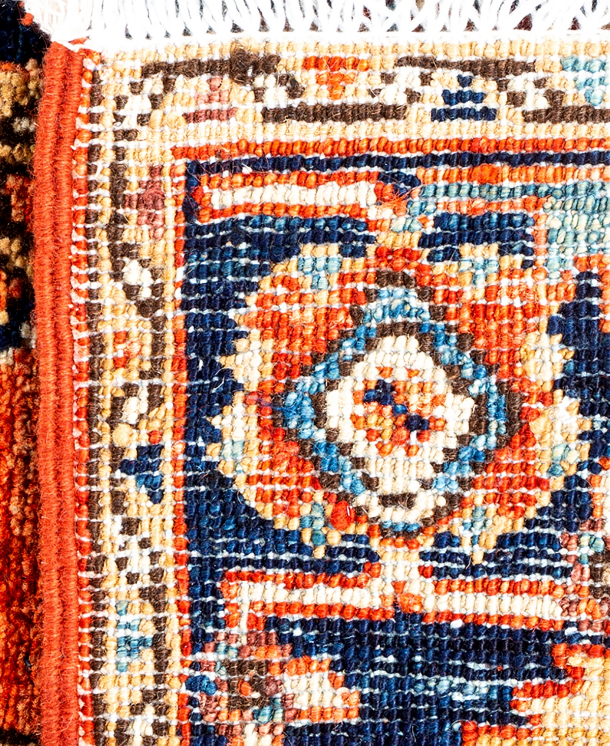 Adorn Hand Woven Rugs Serapi M1982 2'9"x12'11" Runner Area Rug In Multi