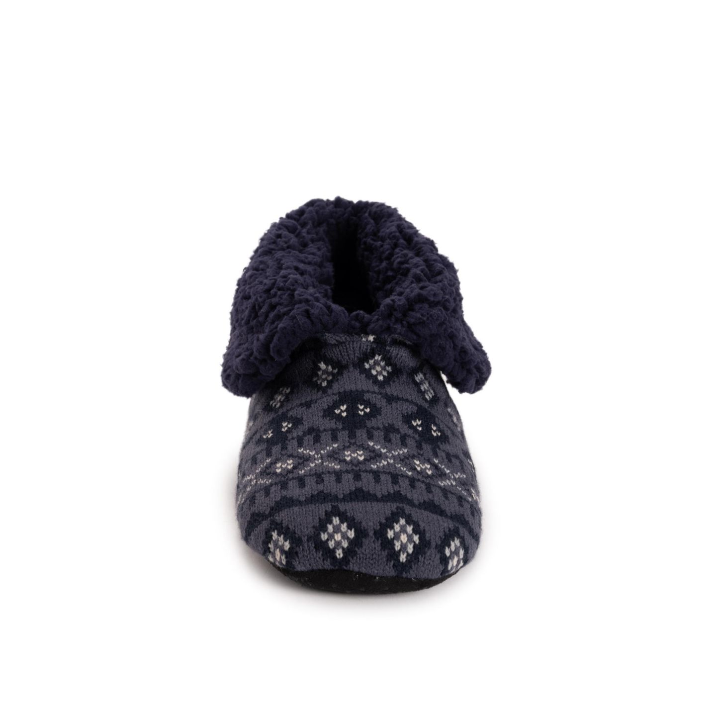 Мужские тапочки MUK LUKS Knit Bootie Slipper, цвет: Синий — фото 2