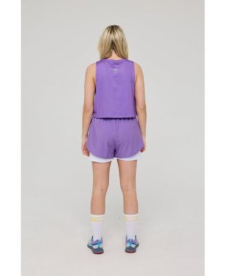 Women's Elite 2 in 1 Running Shorts - Purple
