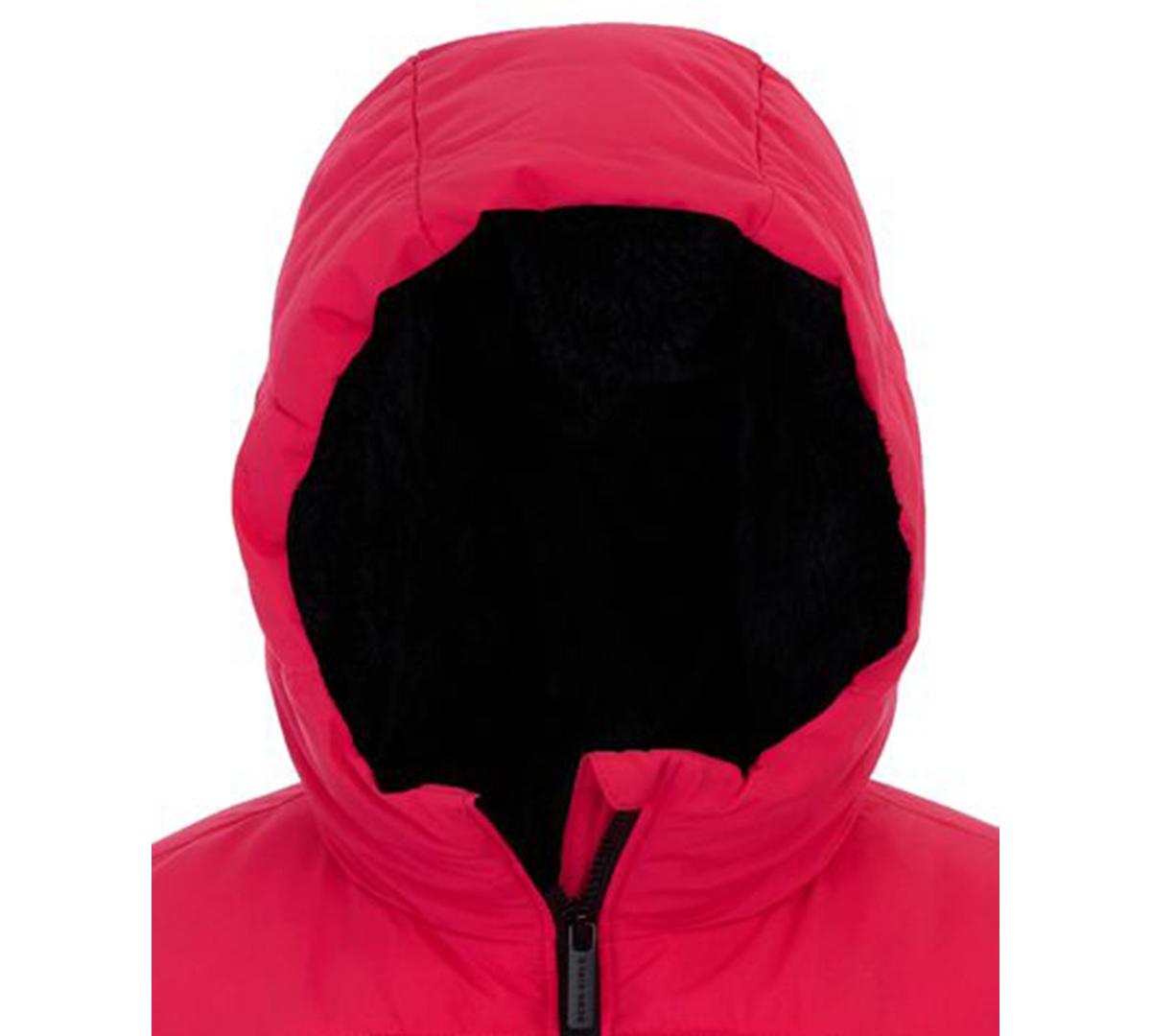 Michael Kors Bcbg Toddler And Little Girls Berber Lined Puffer Jacket In Red