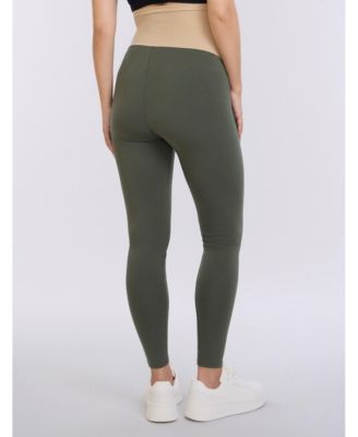 Women's Essential Stretch Secret Fit Over the Belly Maternity Leggings - Motherhood Maternity