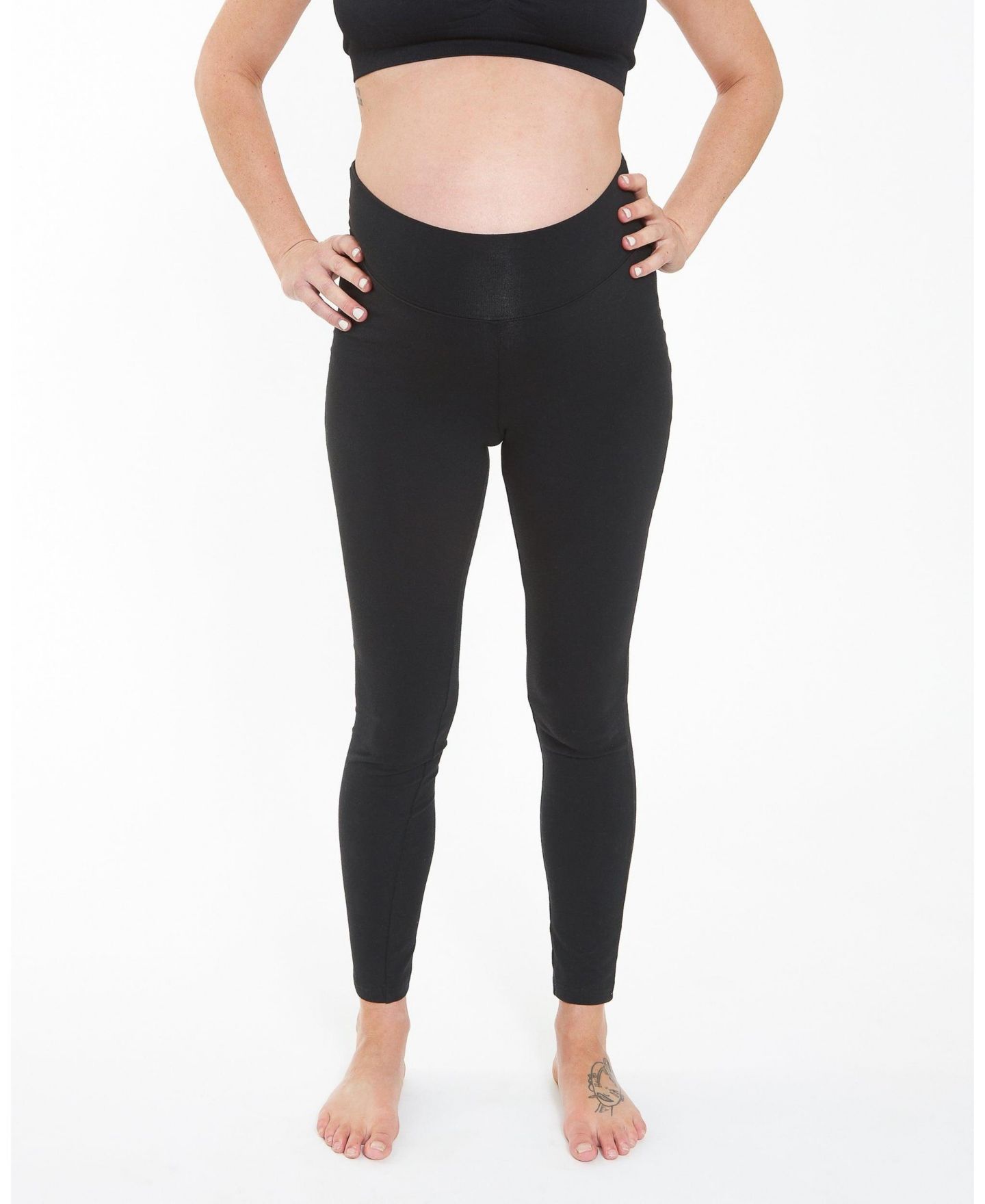 Женские леггинсы Ripe Maternity Maternity Ripe Organic Essential Legging, цвет: Чёрный — фото 2