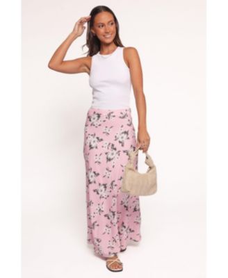 Women's Evie Maxi Skirt - Pink Floral