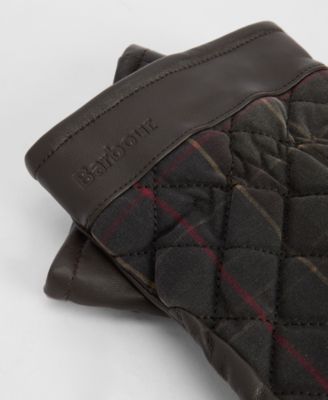 Men's Darwen Quilted Tartan Gloves