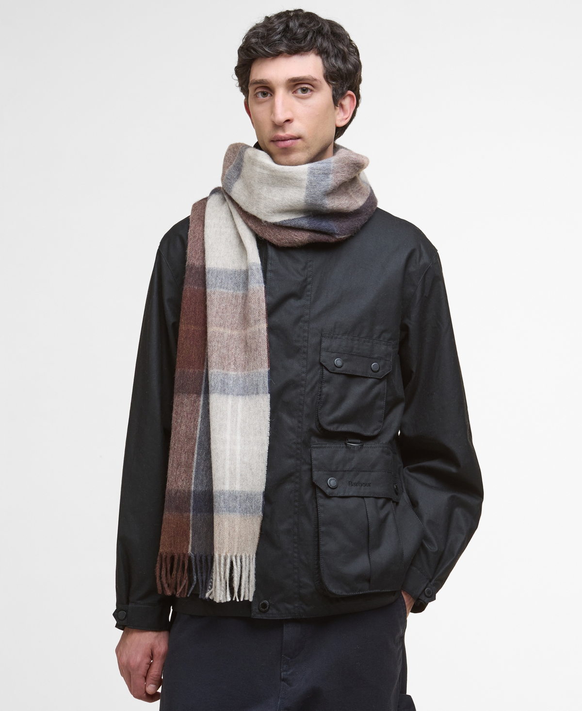 Barbour Scarves In Brown