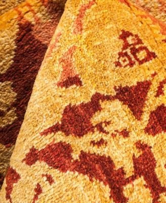 Adorn Hand Woven Rugs Mogul M1542 Rug Collection In Pink
