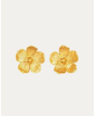 Buttercup Flower Stud Earrings