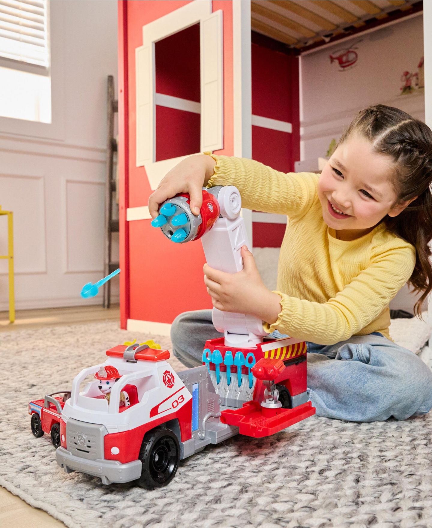Детский игровой набор Paw Patrol Fire Rescue Rapid Reload Fire Truck — фото 5
