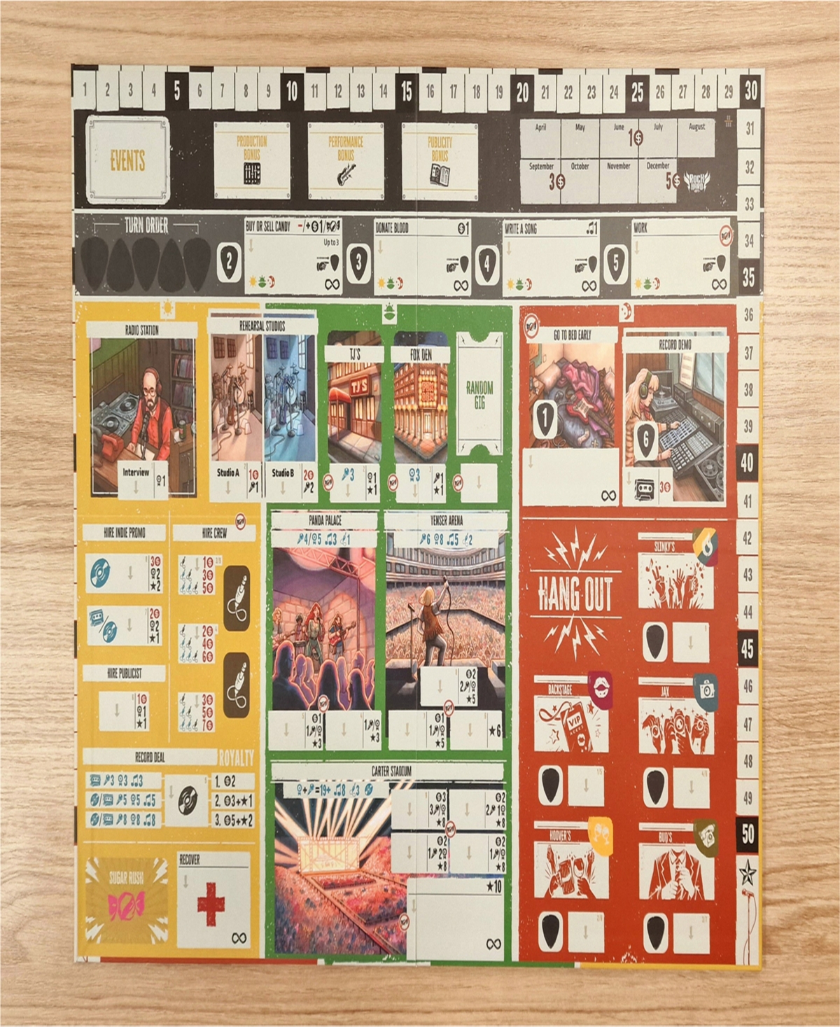 Devir Rock Hard 1977 Board Game In Multi