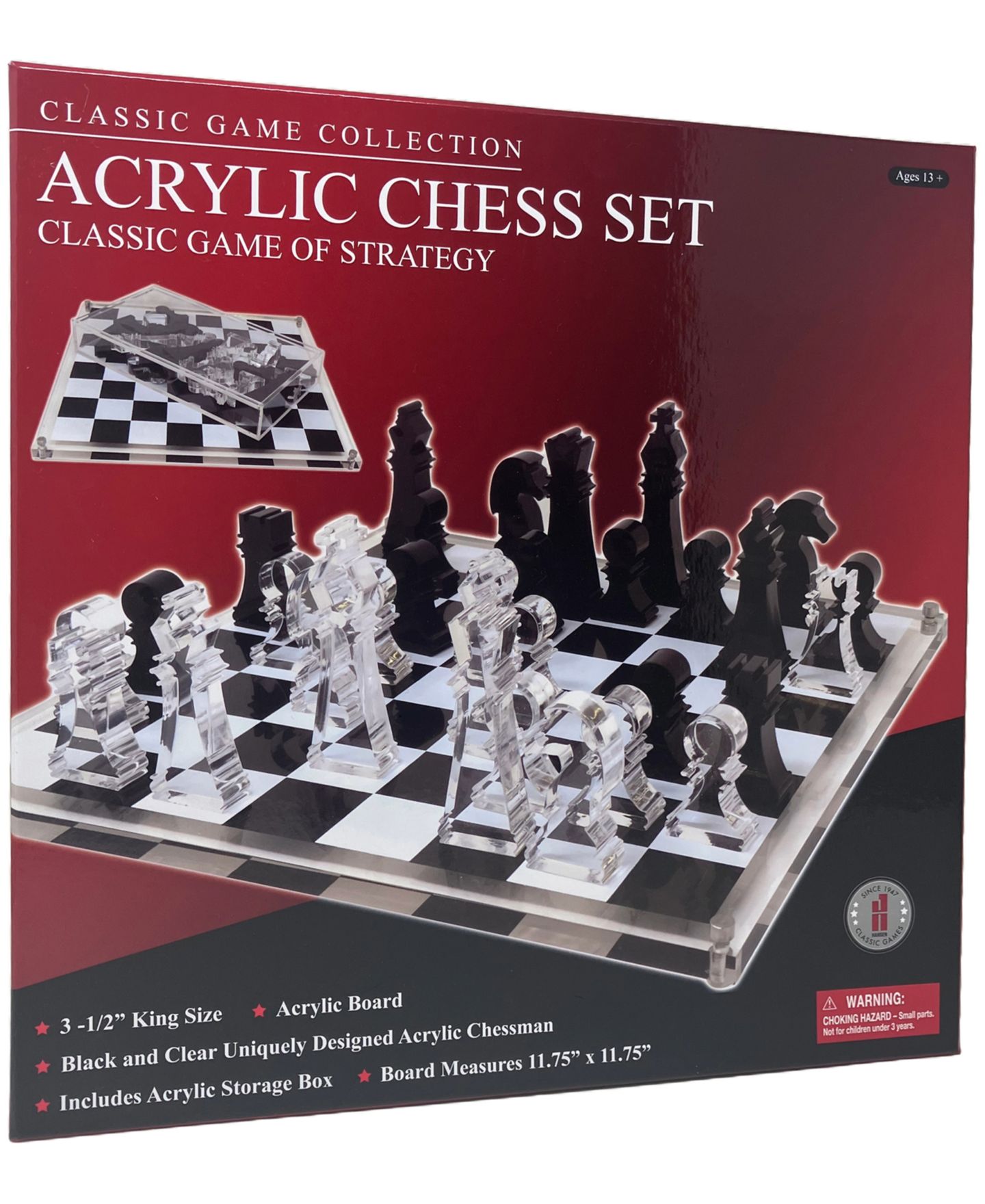 Детские игрушки John N. Hansen Co. Classic Game Collection 32-Piece Chess Set, Ages 13+ — фото 6