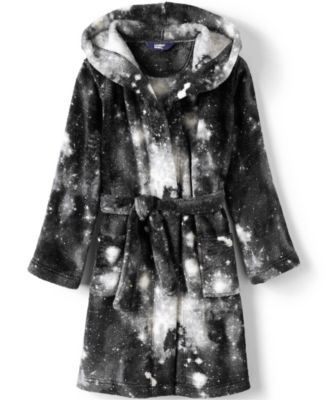 Big Girls Fleece Hooded Robe