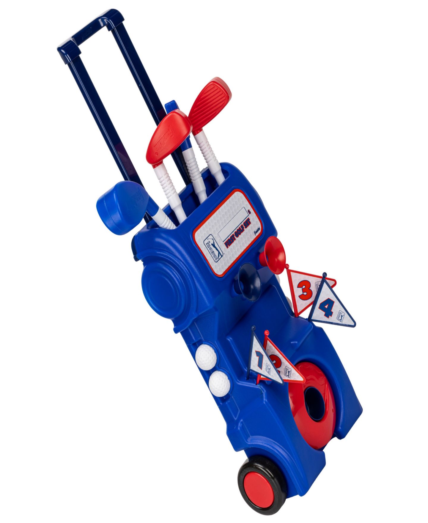 Детские игрушки Franklin Sports MyFirst Kids' Golf Set with Rolling Carry Case, Ages 3+ — фото 1
