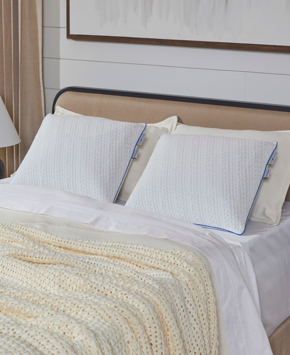 La-z-boy Foam Density Soft Medium Pillow, Standard In White