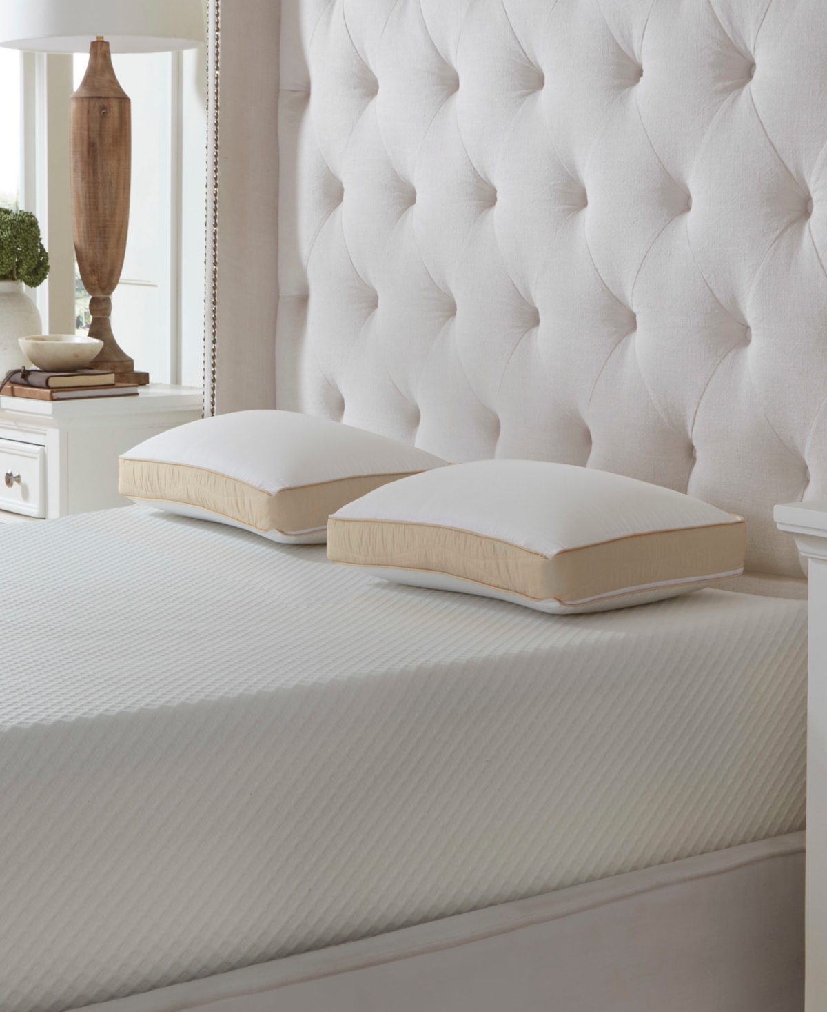 La-z-boy Hybrid Bliss Memory Foam Pillow, Standard In White