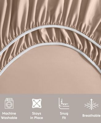 Premier Collection Deep Pocket 4 Piece Sheet Set, Queen