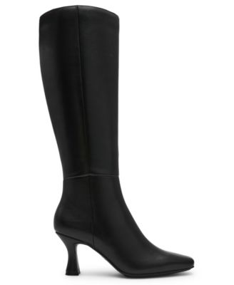 Womens Perfektion Snip Toe Knee High Boots, Regular & Wide Calf