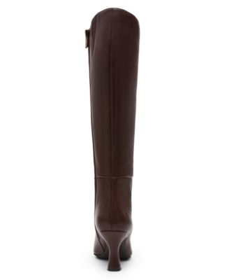 Womens Perfektion Snip Toe Knee High Boots, Regular & Wide Calf