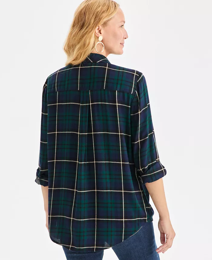 Women's Plaid Perfect Shirt - thumbnail 6
