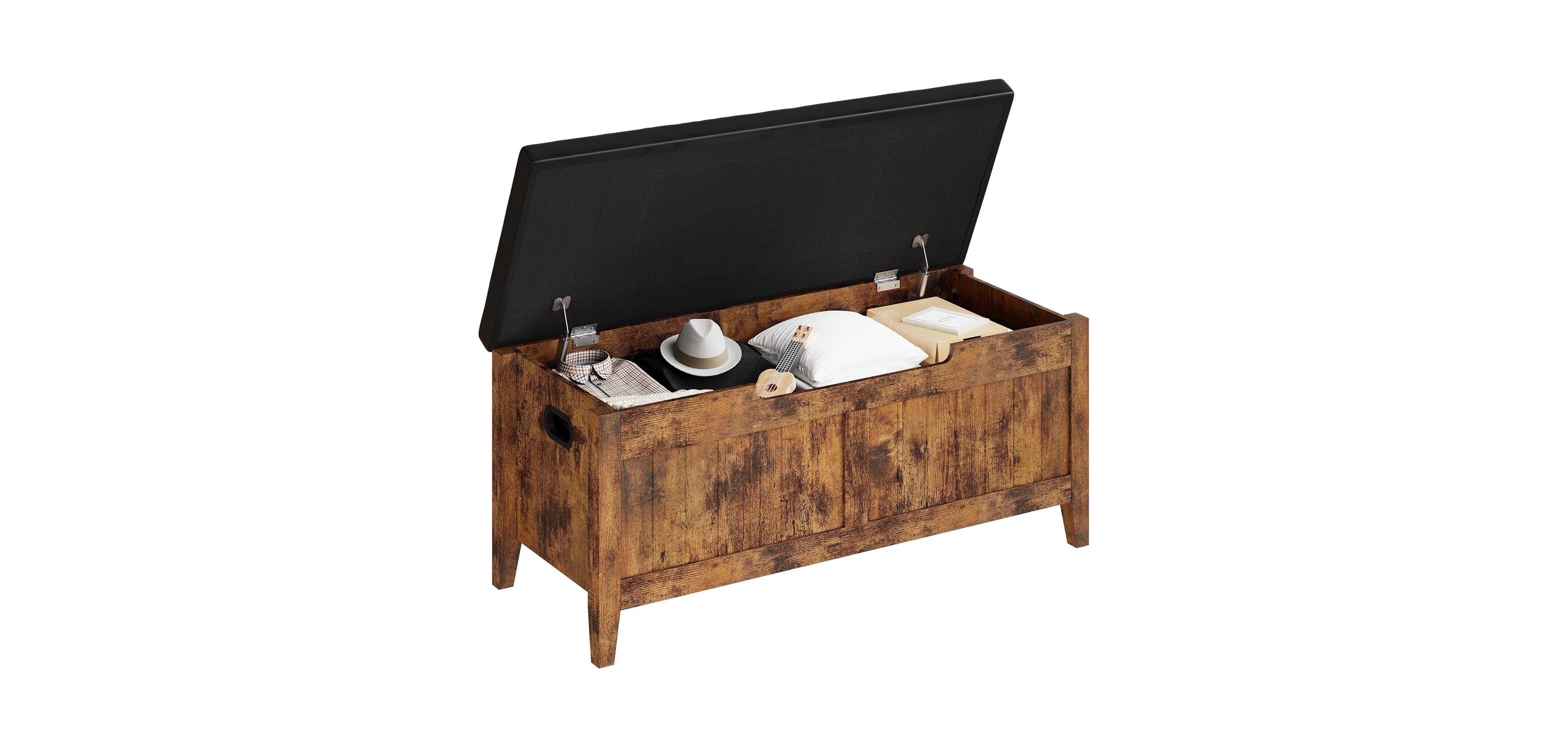 Gaomon Storage Bench, 39.4" Wooden with