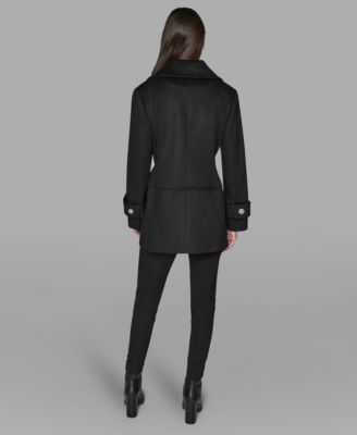 Women's Dropped Waist Peacoat